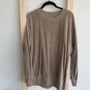 Aerie Sherpa Slit Side Crewneck